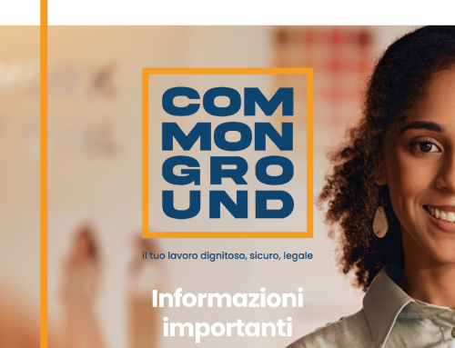 COMMON GROUND: contrasto allo sfruttamento lavorativo